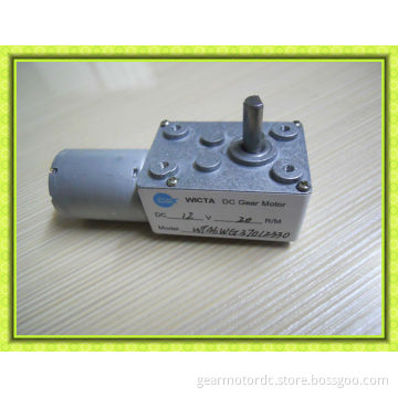 Small 9 volt dc worm gear motor